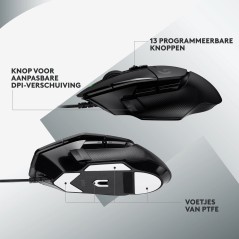 "Logitech G G502 X Optical Wired Gaming Mouse - Ultimate Precision & Performance - Black"